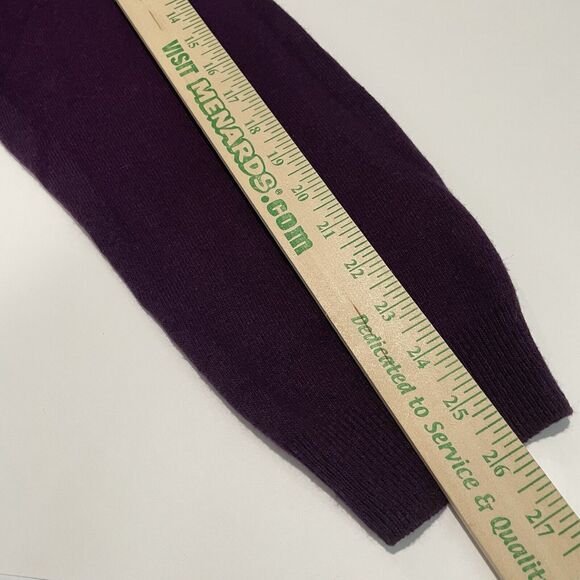 Jos A Bank Reserve Italian Yarn Sweater Men's XL Wool Blend V-Neck Purple Italy - Picture 9 of 12